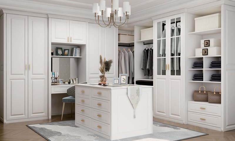 開放式衣帽間柜子組合整體衣柜定制